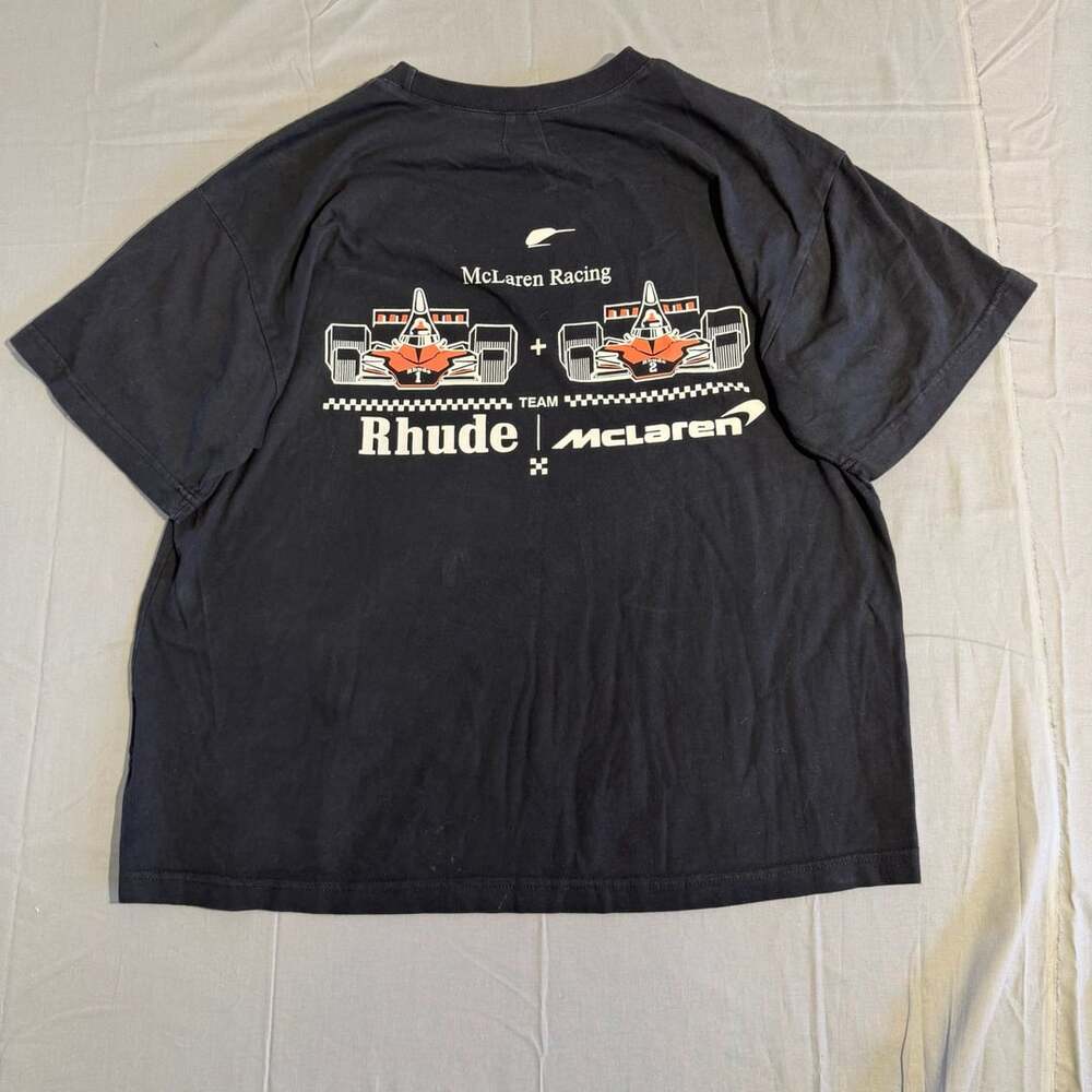 Rhude x McLaren Racing Graphic T-Shirt Black